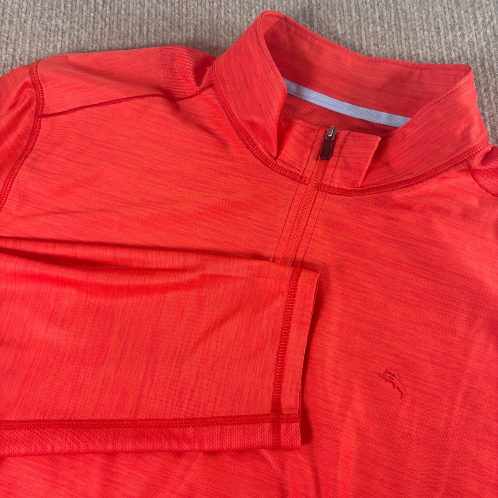 Tommy Bahama Coral Island Zone Lightweight 1/4 Zip Pullover Men's Size XXL